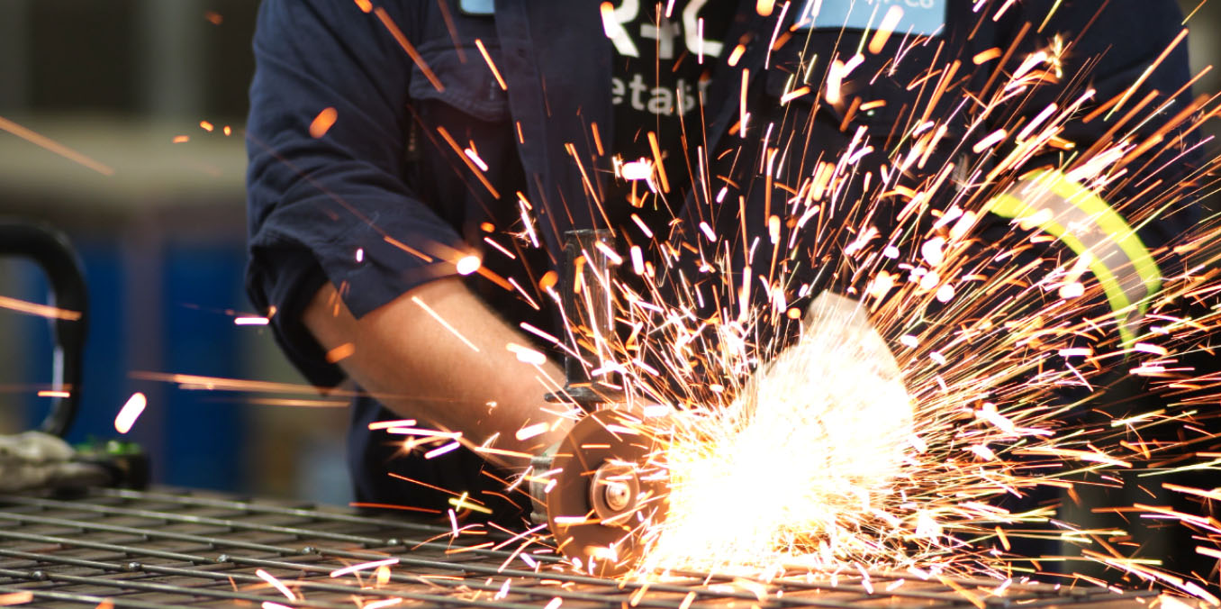 Close-up welding image