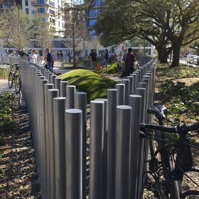 Public Custom Bike Rails