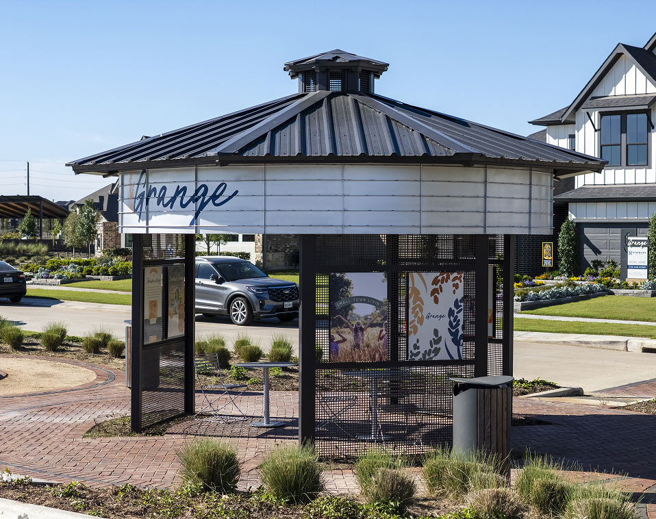 Pavilions and Structures at Grange Development