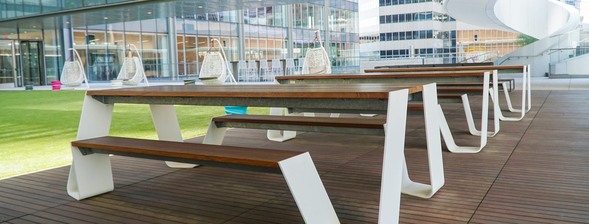 Houston Center site furnishings