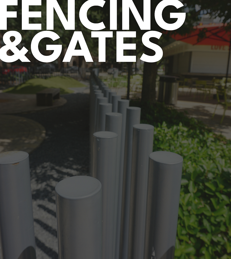 Architectural outdoor seating at a park