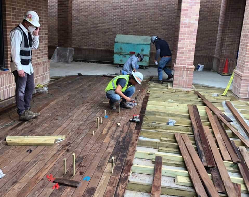 Renfrow+Co team completing custom metalwork